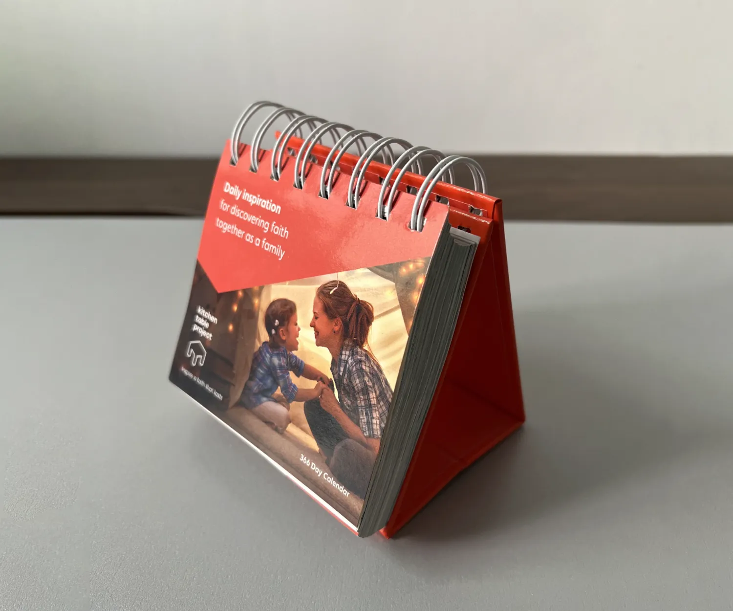 Desk calendar
1/2" wire-O
Full color throughout
184 sheets